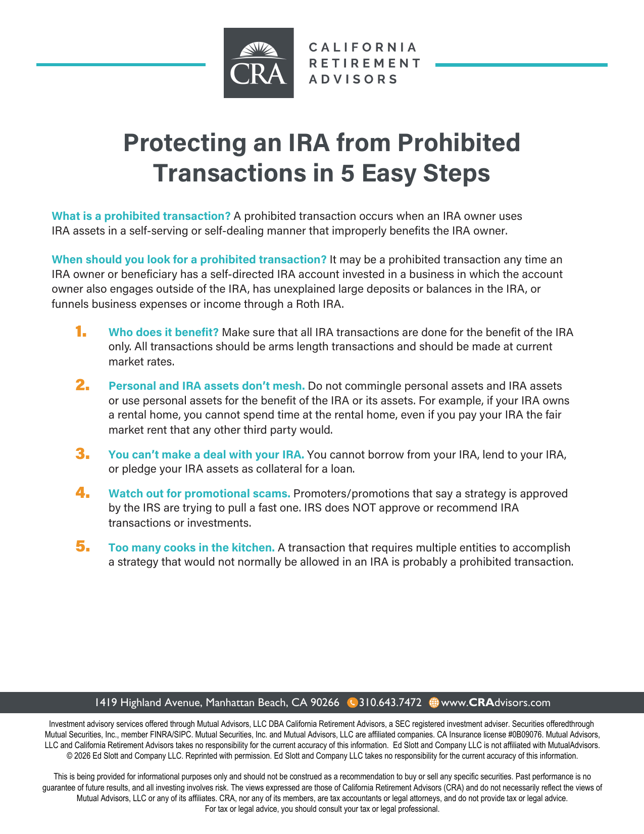 Protecting an IRA from Prohibited Transactions in 5 Easy Steps (2026) Thumbnail