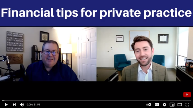 Financial tips for therapists starting a private practice! Interview with Gordon Brewer Thumbnail