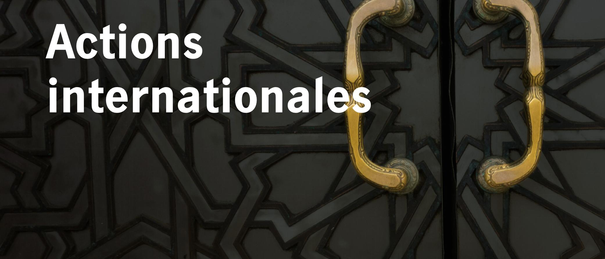 Actions internationales Thumbnail