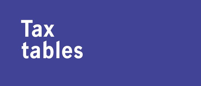 Tax tables Thumbnail