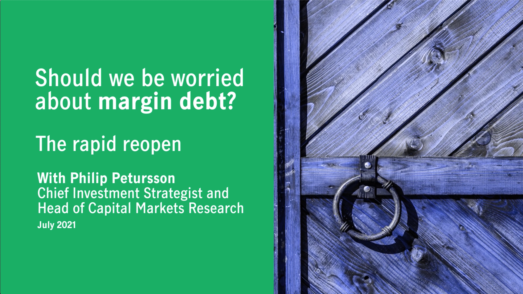 Should we be worried about margin debt? Thumbnail
