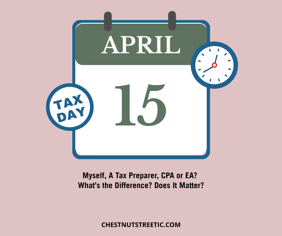 Myself, A Tax Preparer, CPA or EA?  What’s the Difference? Does It Matter? Thumbnail