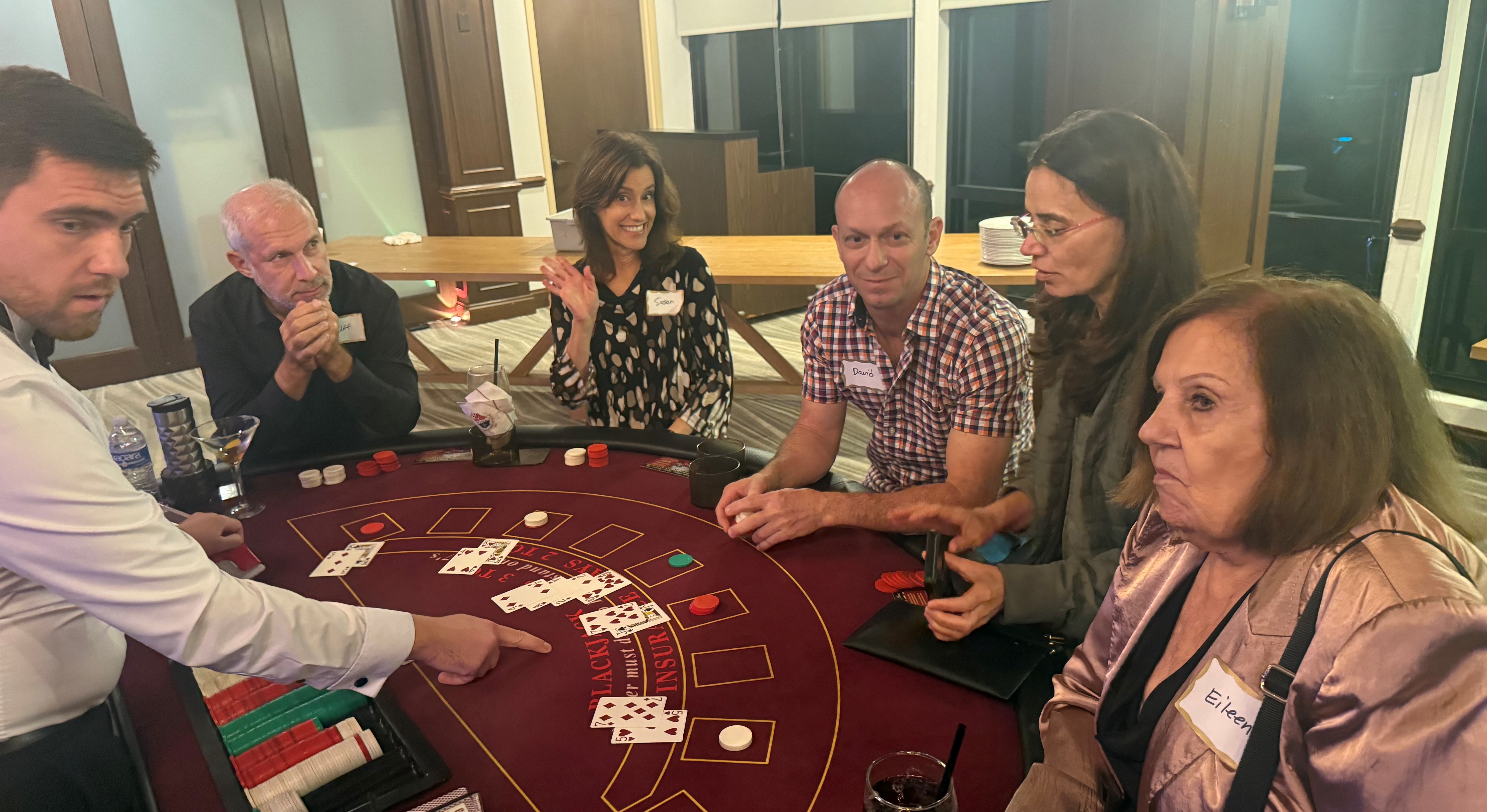 attendees of 2025 Client Appreciation Casino Night