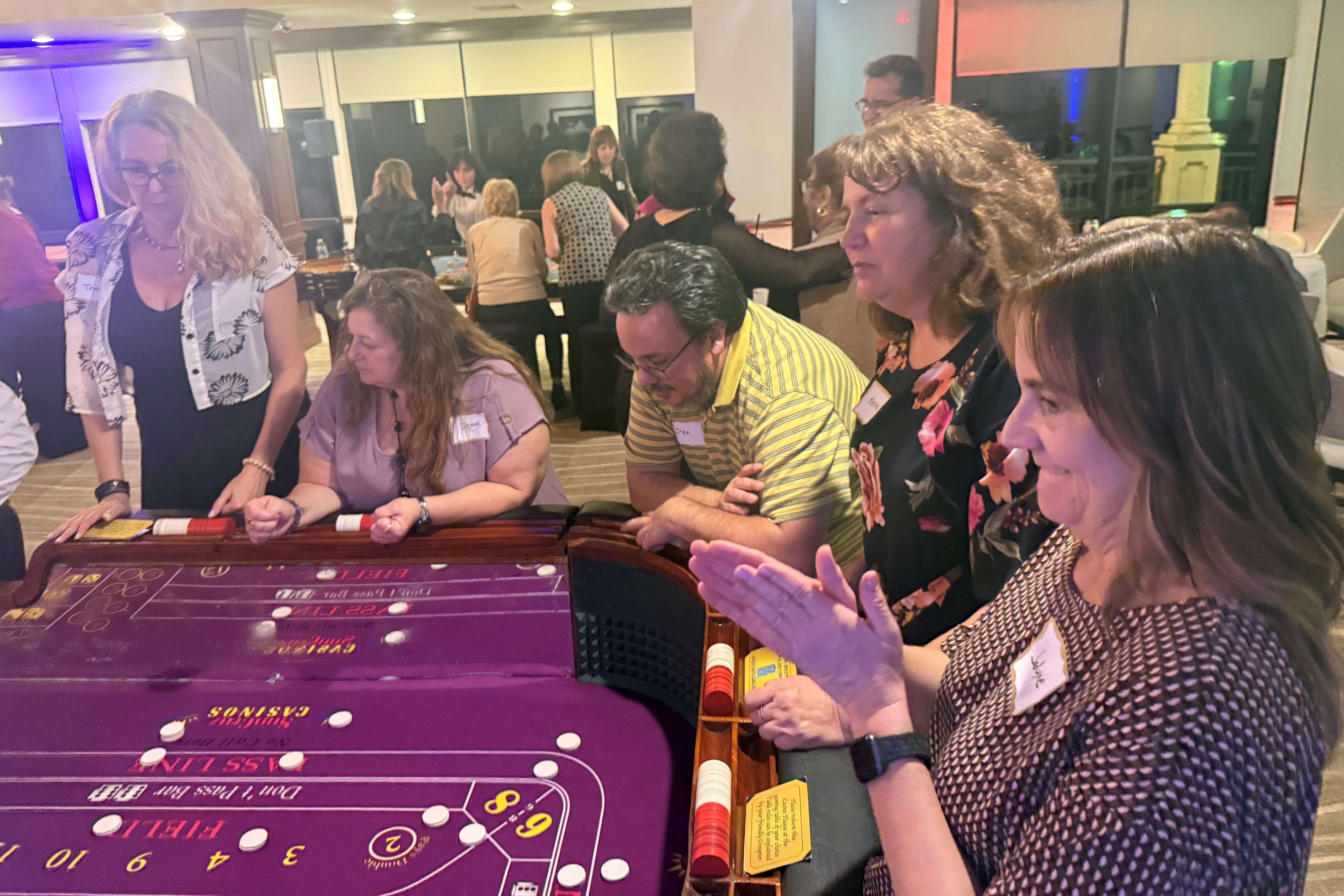 attendees of 2025 Client Appreciation Casino Night