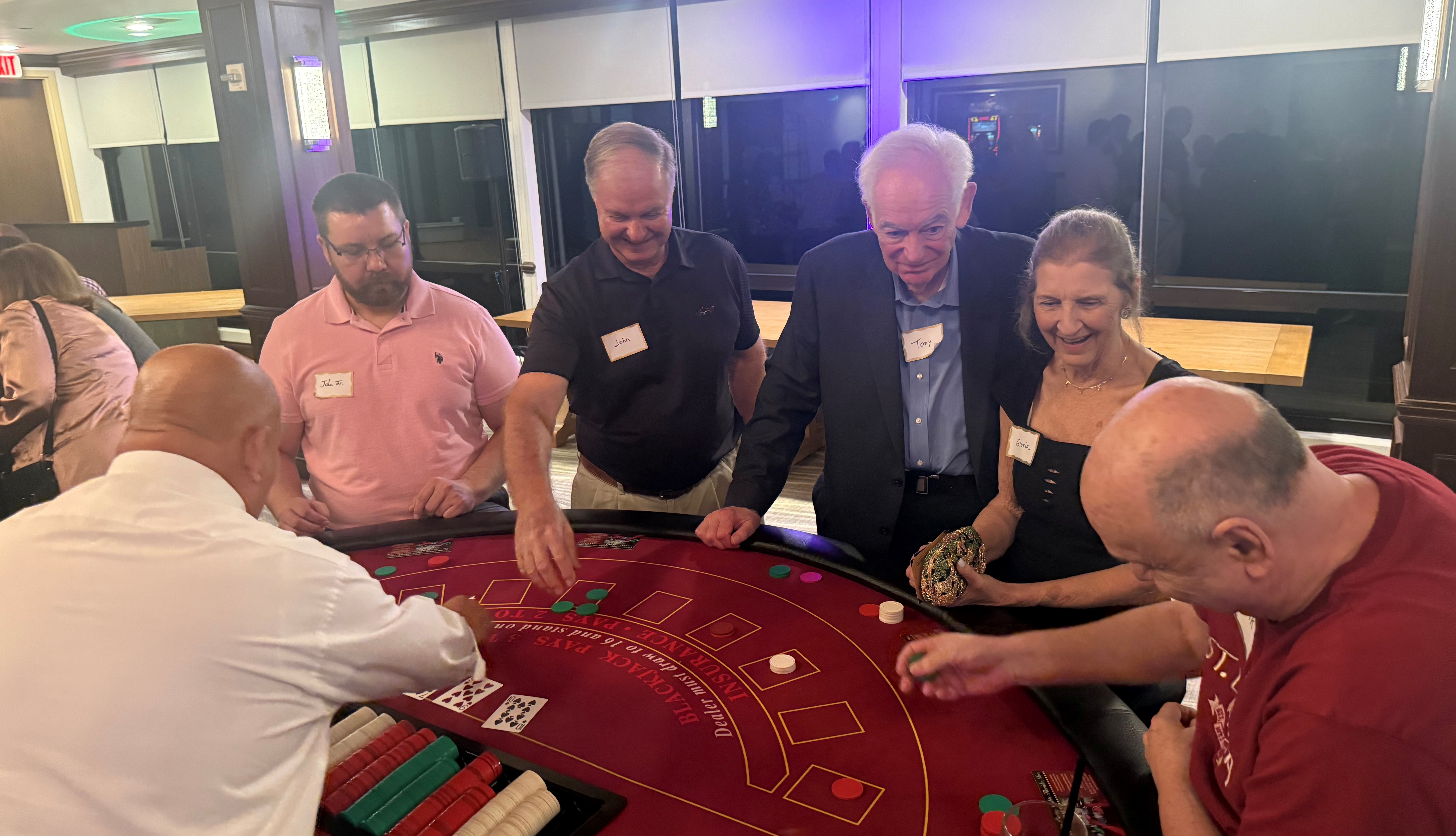 attendees of 2025 Client Appreciation Casino Night