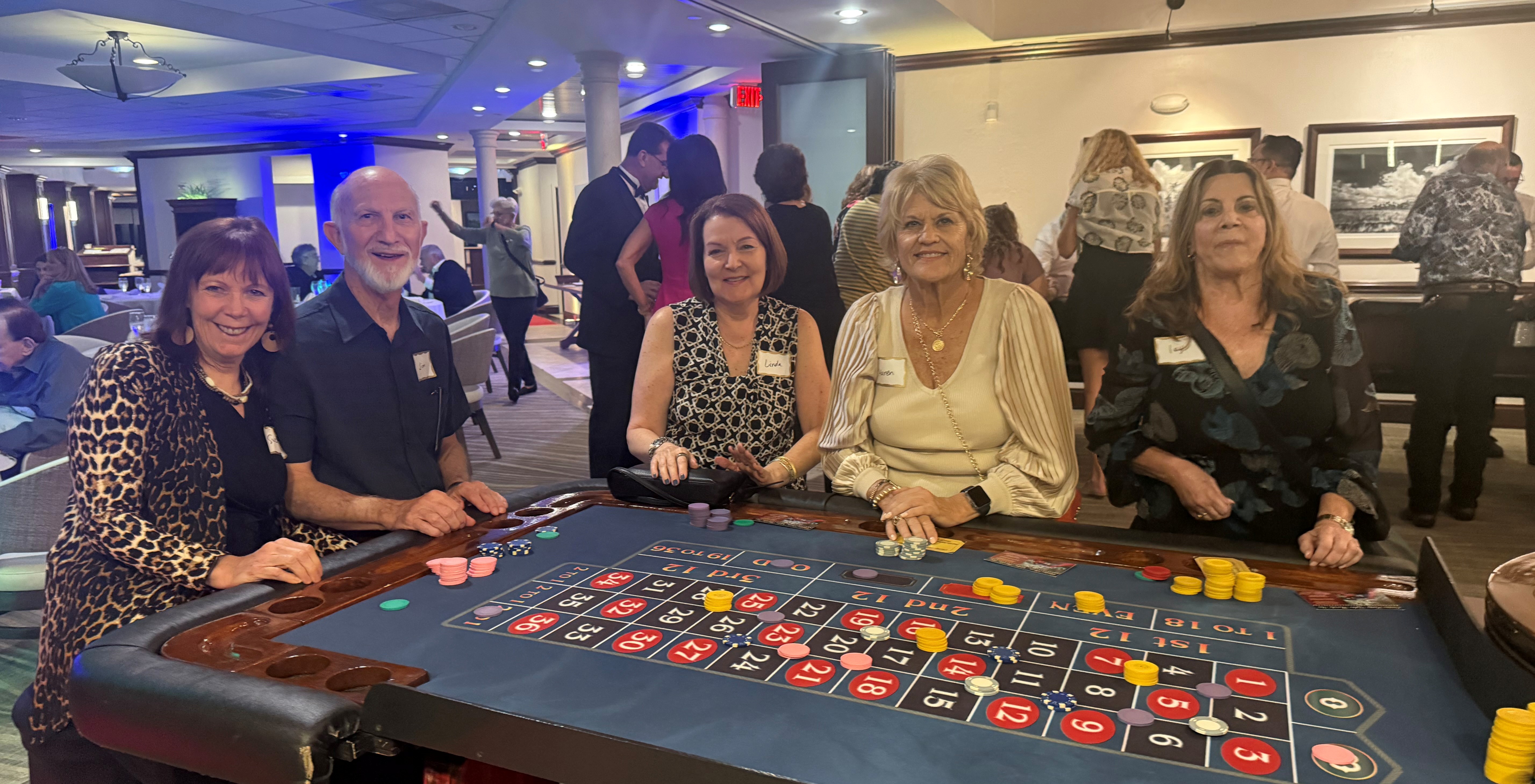 attendees of 2025 Client Appreciation Casino Night