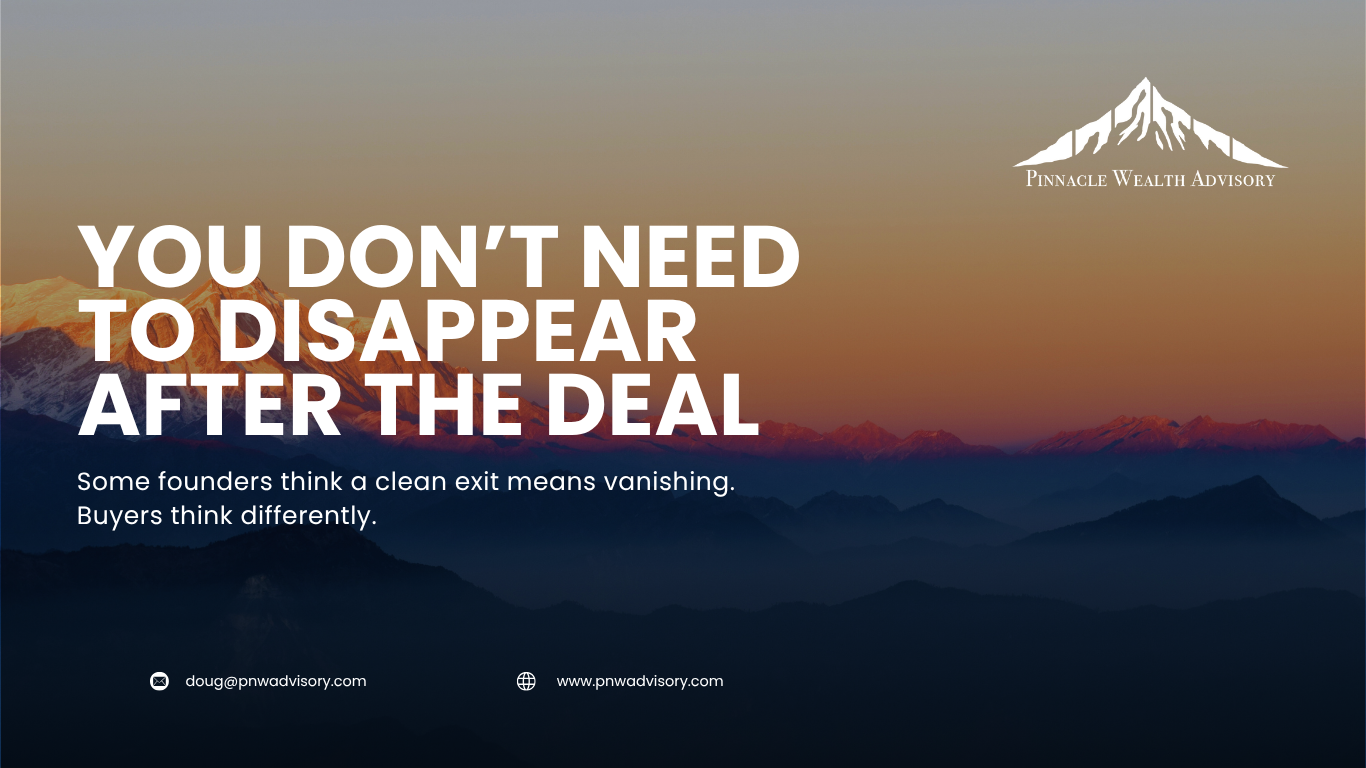 Why You Shouldn’t Disappear After Selling Your Business: How Smart Transitions Maximize Value Thumbnail