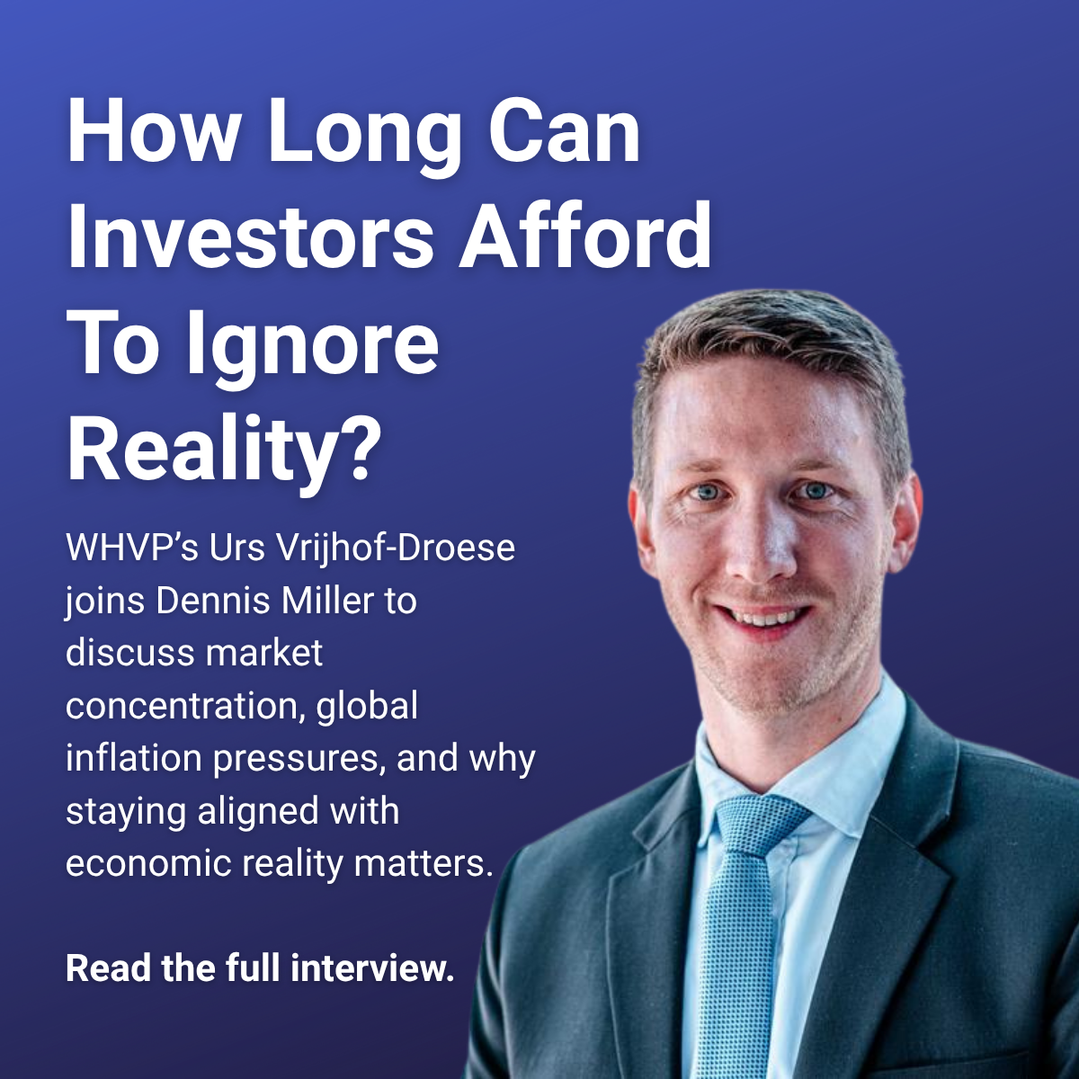 Miller, On The Money: How Long Can Investors Afford To Ignore Reality? Thumbnail