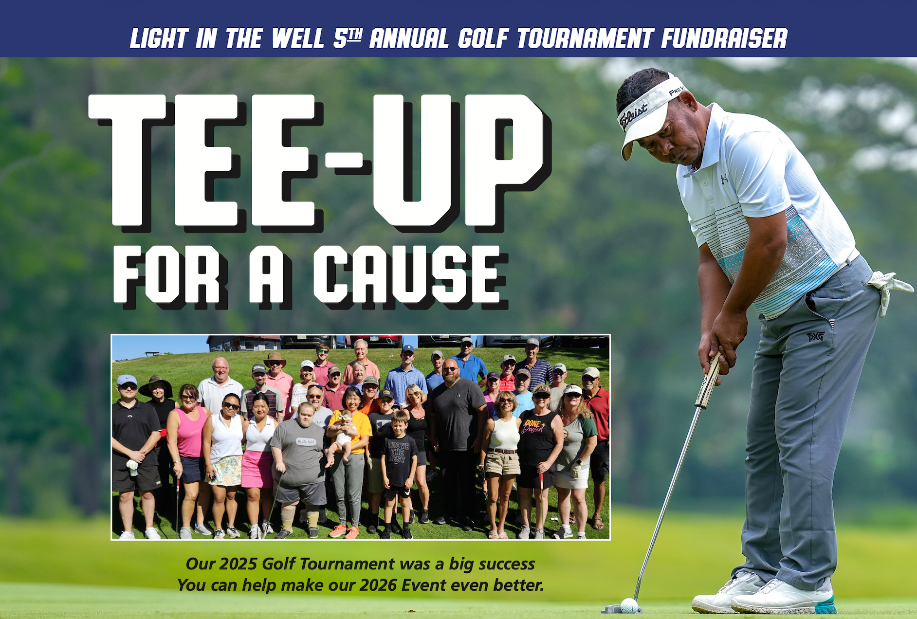 September 27: Golf Tournament benefitting Light in the Well programming Thumbnail