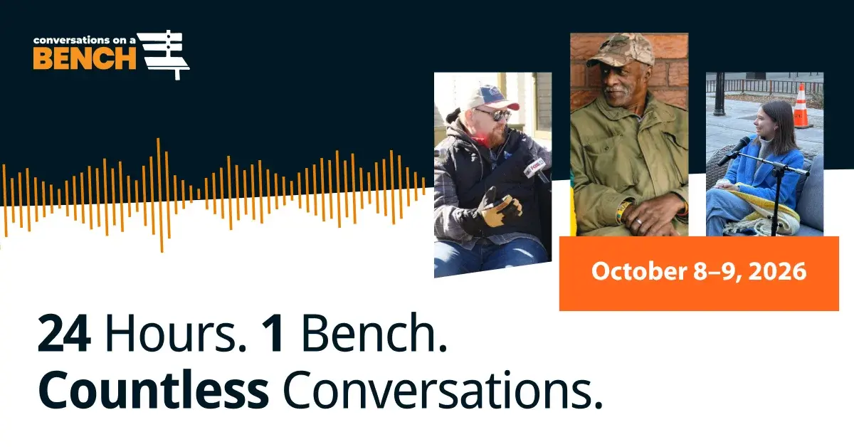 October 8-9: Union Gospel Mission's Conversations on a Bench 2026 Thumbnail