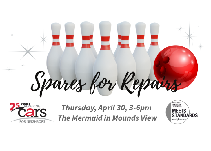April 30: Spares for Repairs Benefitting Cars For Neighbors Thumbnail