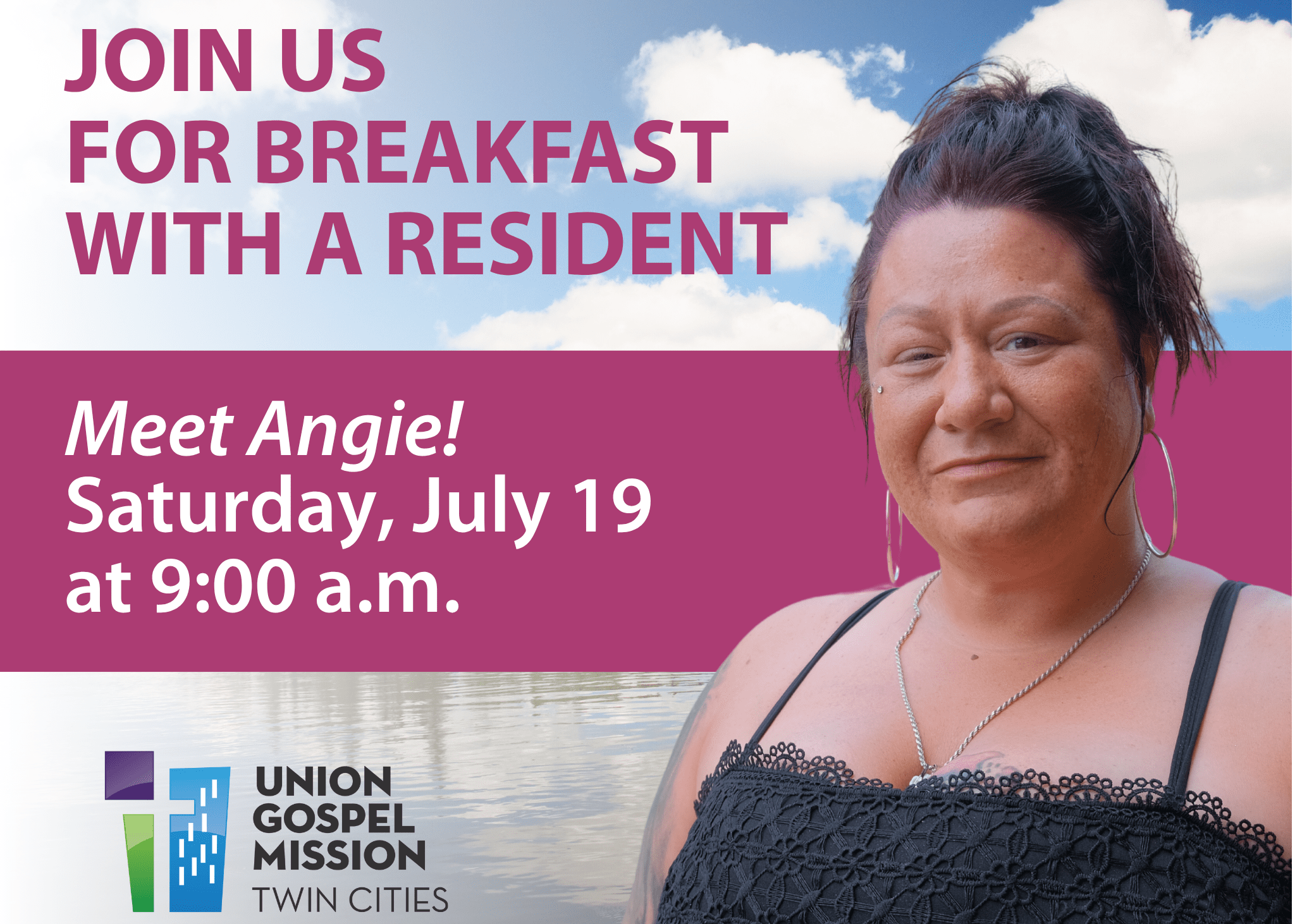 July 19: Union Gospel Mission's Breakfast with a Resident Thumbnail