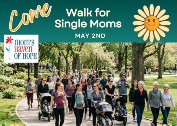 May 2: Walk for Single Moms benefiting Mom's Haven of Hope Thumbnail