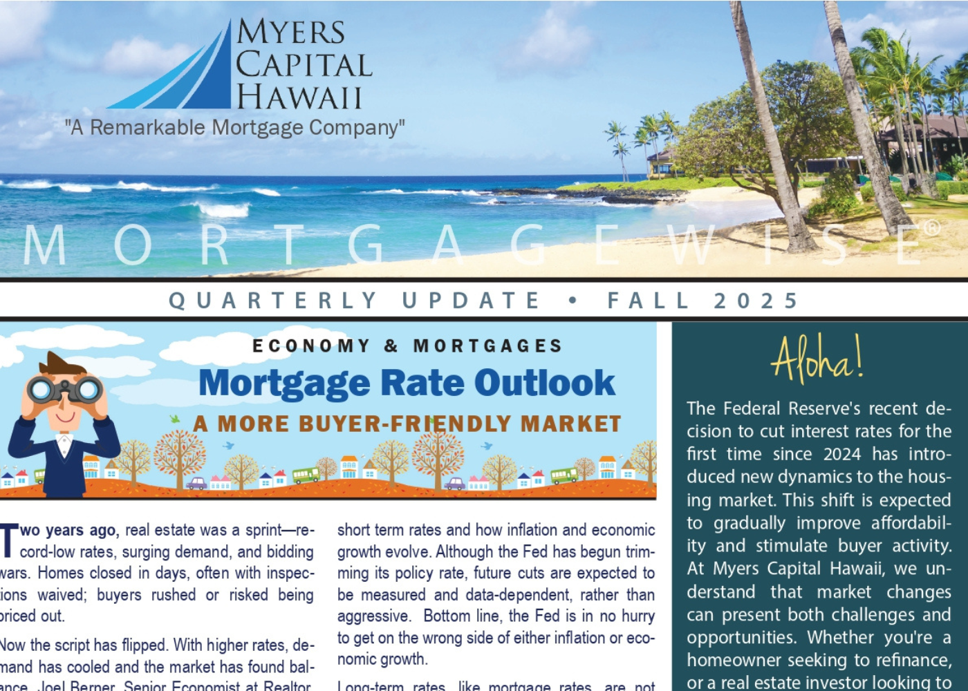 Mortgage Newsletter Fall 2025 Thumbnail