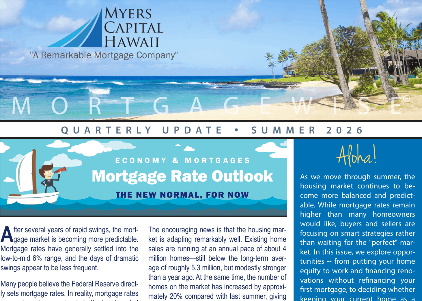 MortgageWise Newsletter - Summer 2026 Thumbnail