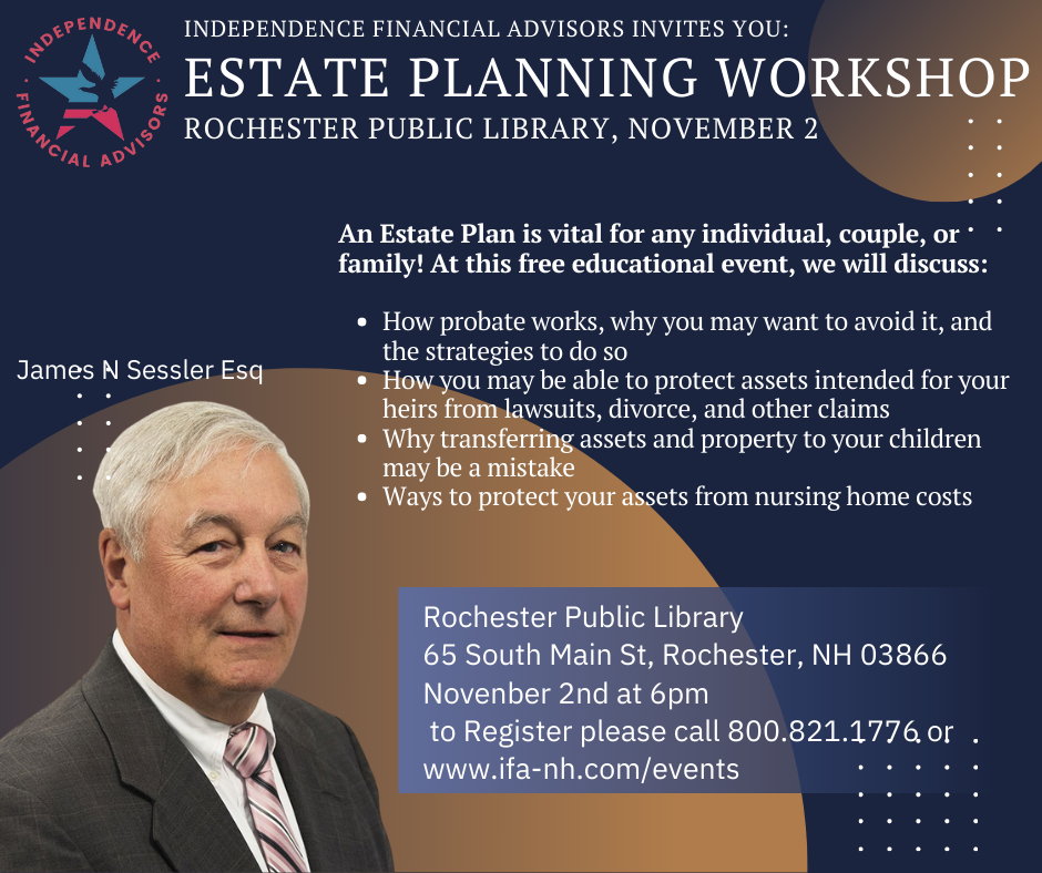 Estate Planning, Rochester Public Library, November 2nd Thumbnail