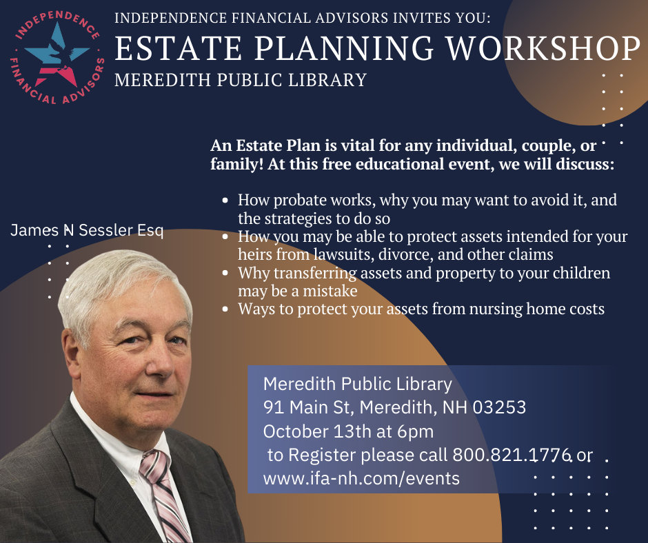 Estate Planning Workshop-Meredith Library-Oct 13th Thumbnail