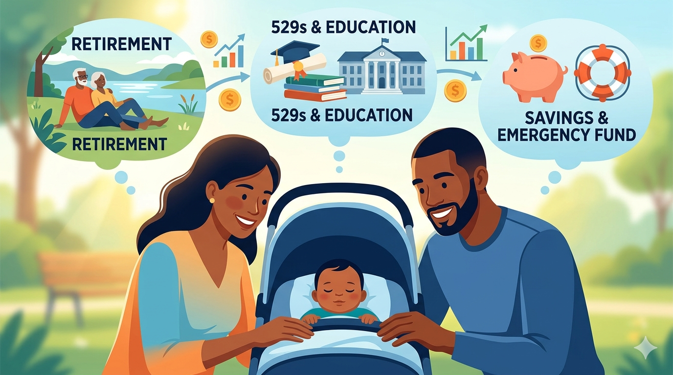 Long-Term Financial Planning for New Parents: Retirement, 529s, and Savings Thumbnail