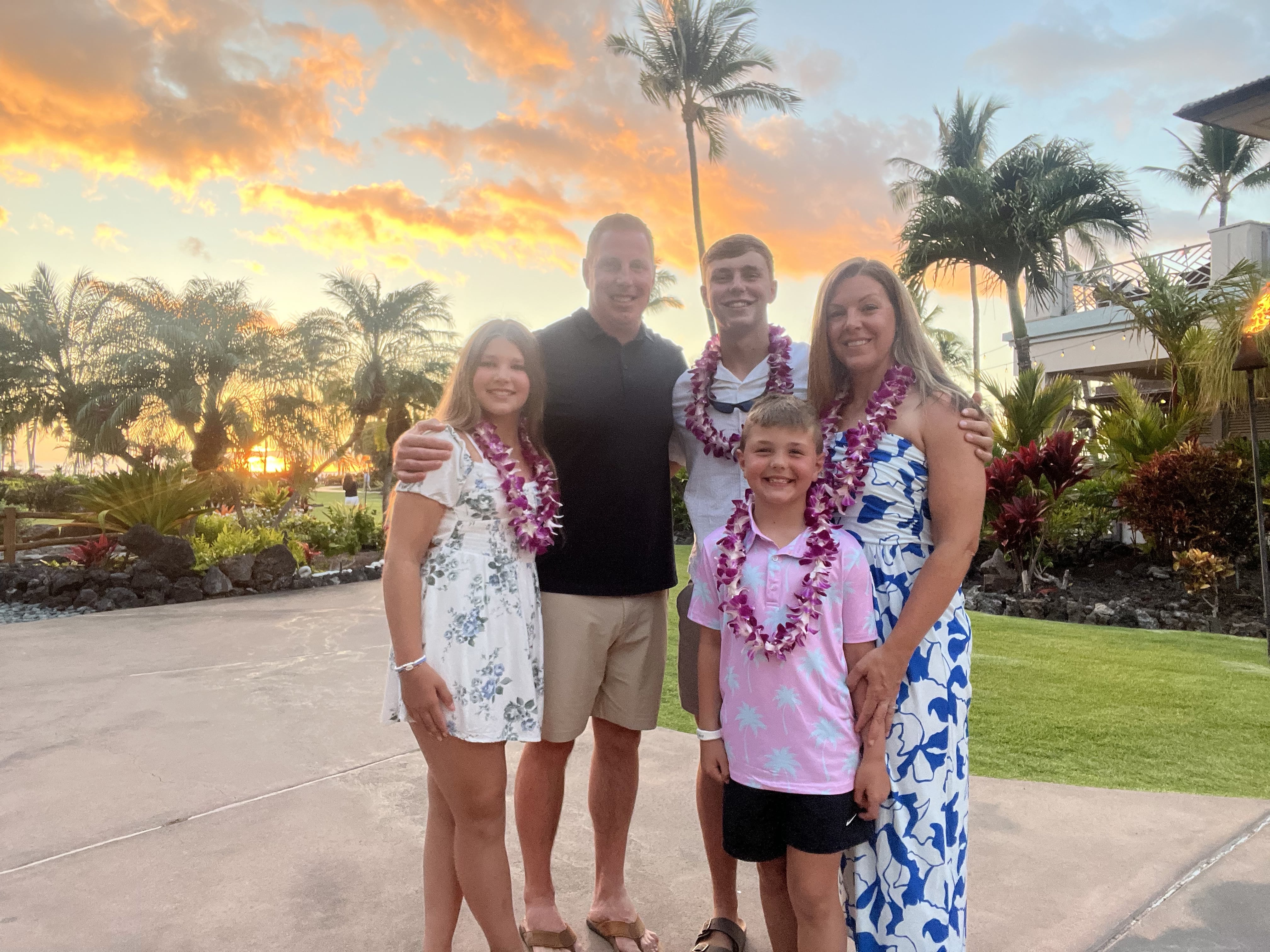 Matthew and his family