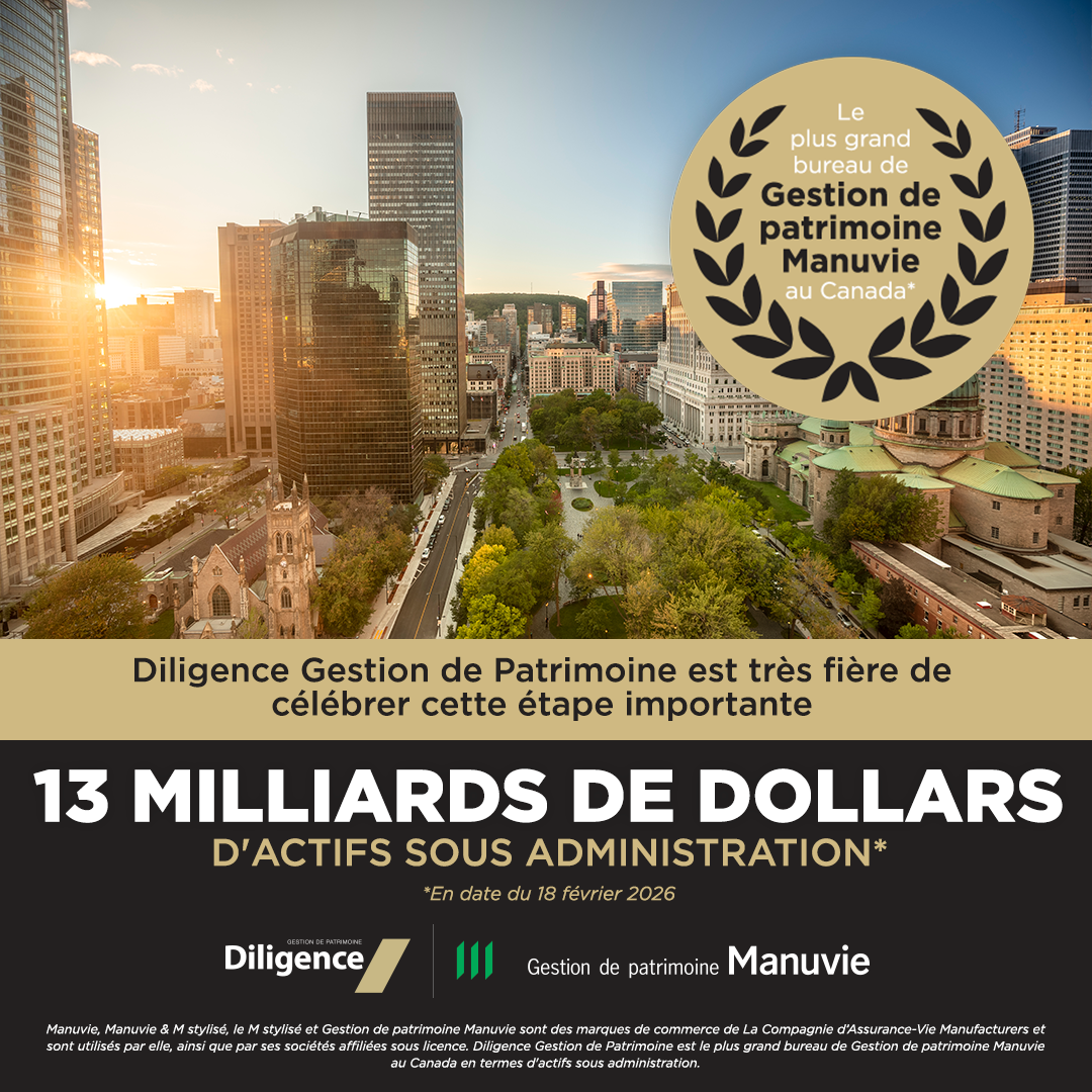 Actifs sous administration totalisant 13 milliards de dollars au 18 février 2026