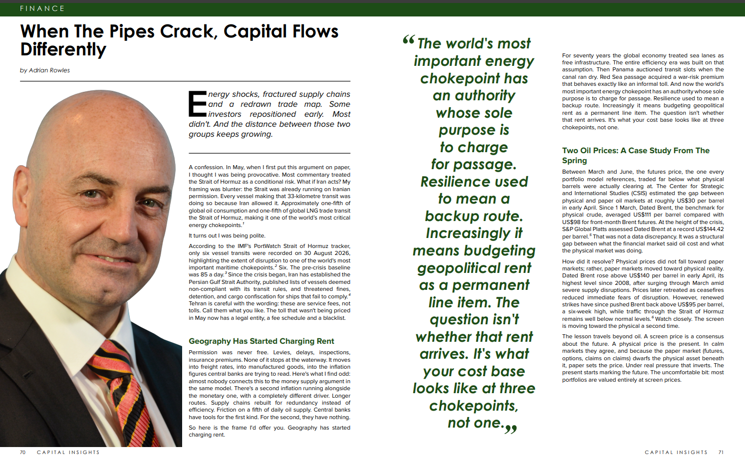 Published in Capital Insights: when the pipes crack, capital flows differently Thumbnail